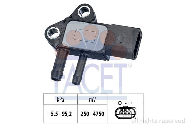 Sensor, exhaust pressure (10.3297)