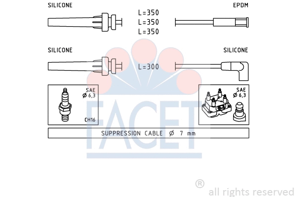 Ignition Cable Kit (4.9990)