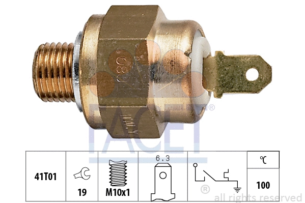 Temperature Switch, coolant warning lamp (7.4132)