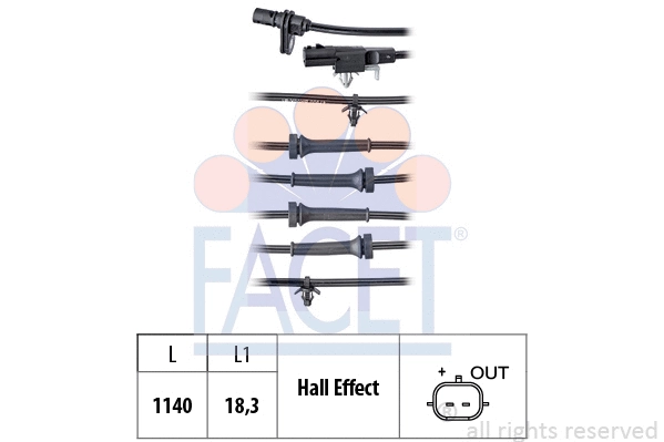 Sensor, wheel speed (21.0065)
