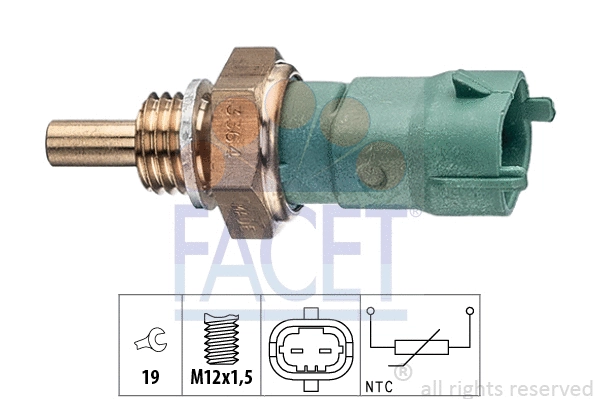 Sensor, fuel temperature (7.3364)