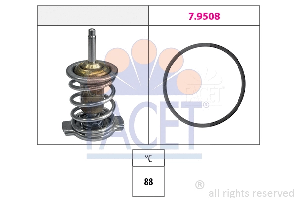 Thermostat, coolant (7.7974)