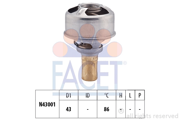 Thermostat, coolant (7.8247)