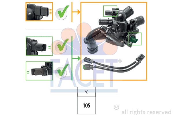 Thermostat, coolant (7.8866K)