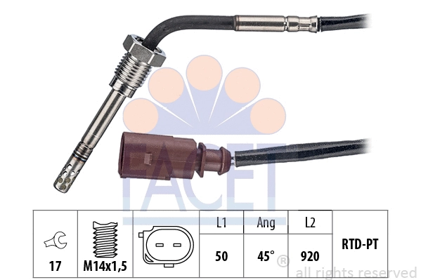 Sensor, exhaust gas temperature (22.0140)