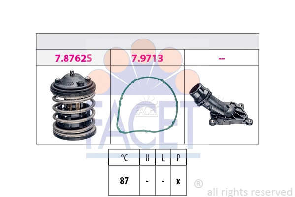 Thermostat, coolant (7.8851K)