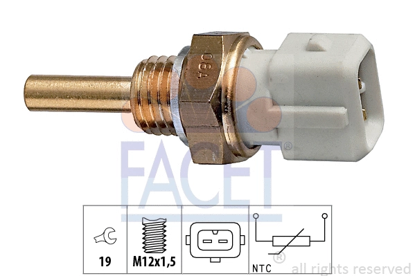 Sensor, coolant temperature (7.3127)