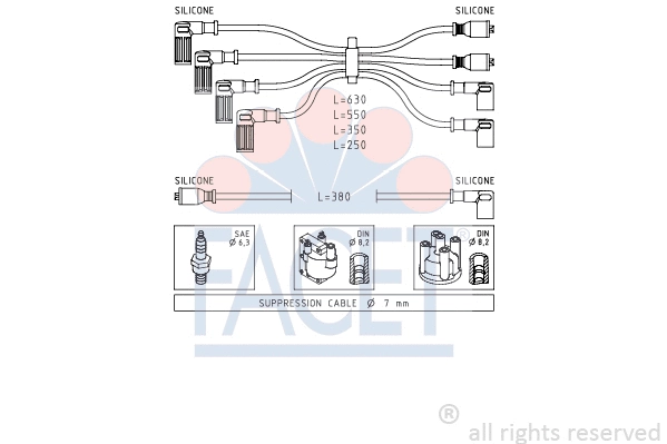 Ignition Cable Kit (4.8815)