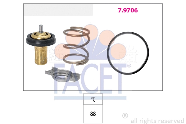 Thermostat, coolant (7.8822)