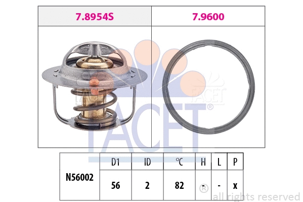 Thermostat, coolant (7.8954)