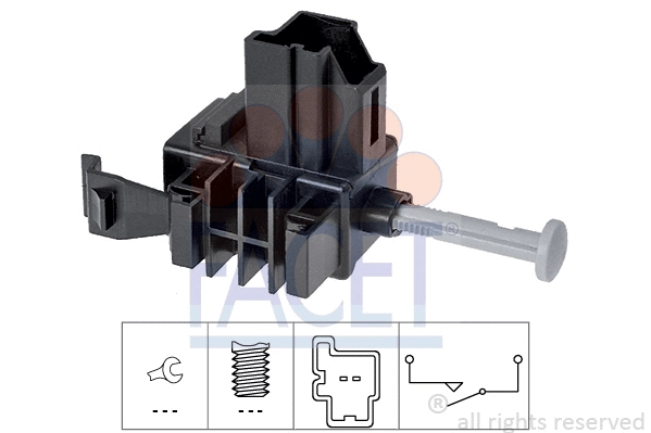 Switch, clutch control (cruise control) (7.1271)