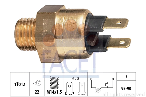 Temperature Switch, radiator fan (7.5064)