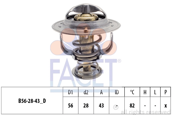 Thermostat, coolant (7.8399S)