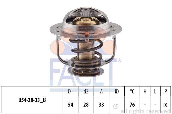 Thermostat, coolant (7.8400S)