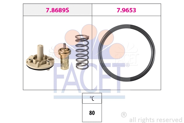 Thermostat, coolant (7.8689)
