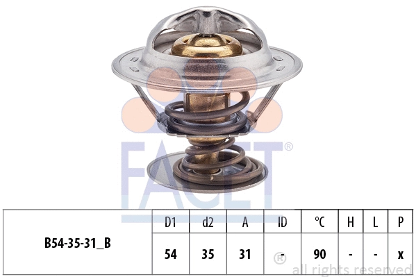 Thermostat, coolant (7.8307S)