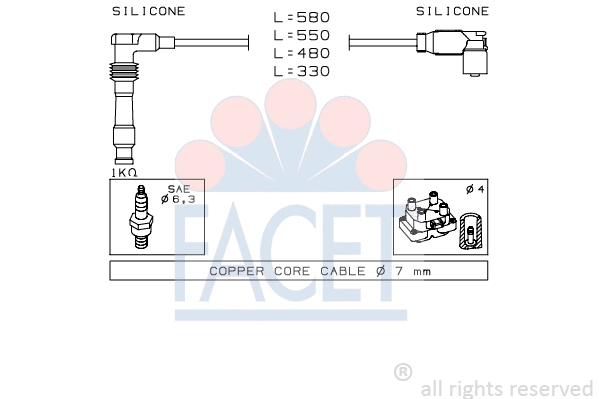 Ignition Cable Kit (4.9559)