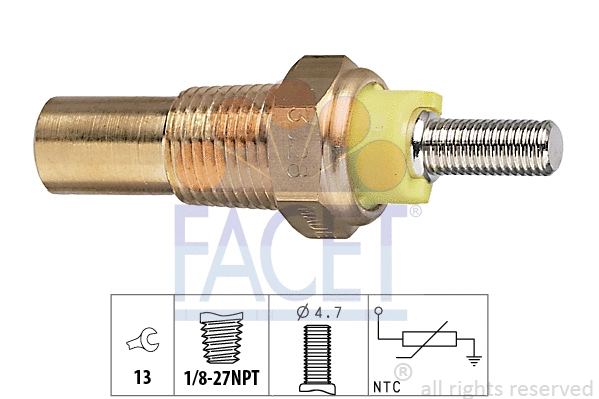 Sensor, coolant temperature (7.3028)