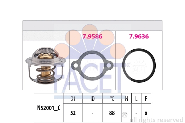 Thermostat, coolant (7.8514)