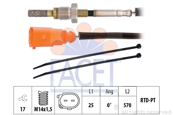 Sensor, exhaust gas temperature (22.0328)