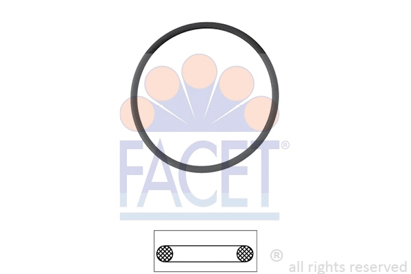 Gasket, thermostat housing (7.9630)
