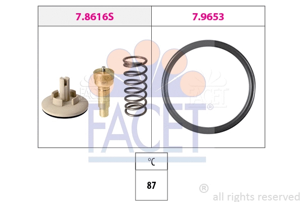 Thermostat, coolant (7.8616)