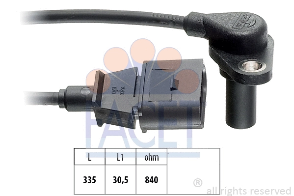 RPM Sensor, automatic transmission (9.0220)