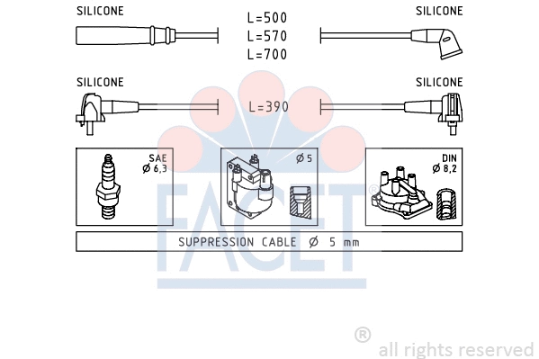 Ignition Cable Kit (4.9436)