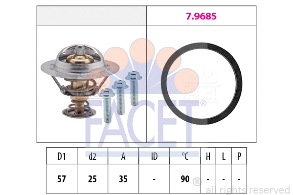 Thermostat, coolant (7.8731)