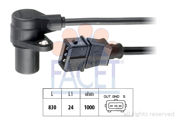Sensor, crankshaft pulse (9.0296)