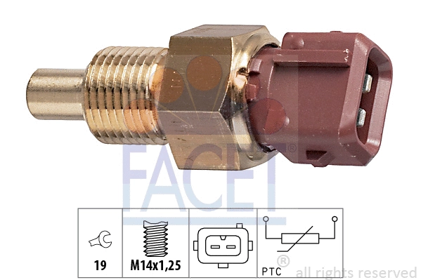 Sensor, coolant temperature (7.3308)