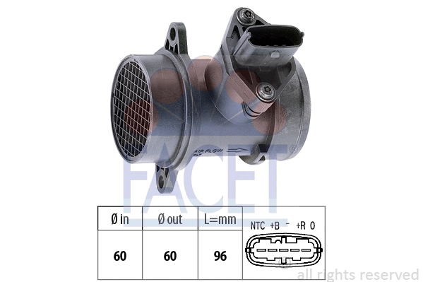 Mass Air Flow Sensor (10.1379)