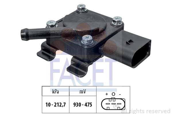 Sensor, exhaust pressure (10.3312)