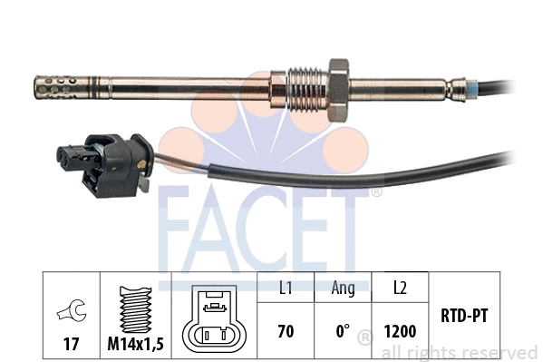 Sensor, exhaust gas temperature (22.0055)