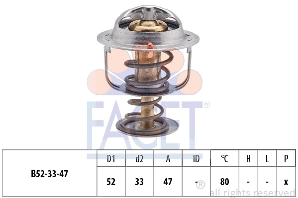 Thermostat, coolant (7.8205S)