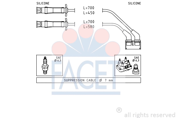 Ignition Cable Kit (4.9446)