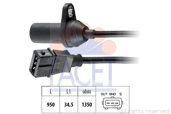 Sensor, crankshaft pulse (9.0175)