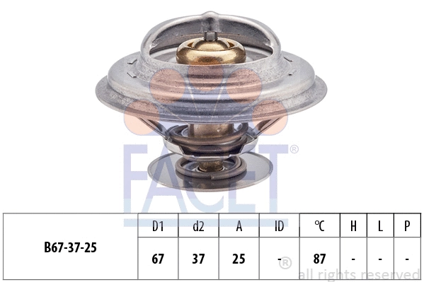Thermostat, coolant (7.8256S)