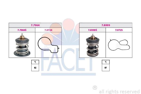 Thermostat, coolant (7.7963KK)