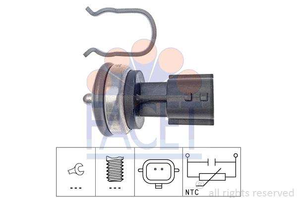 Sensor, coolant temperature (7.3337)