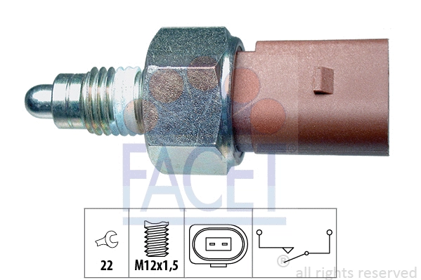 Switch, reverse light (7.6266)
