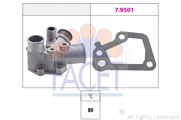 Thermostat, coolant (7.8125)