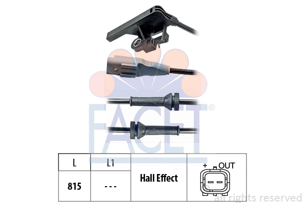 Sensor, wheel speed (21.0028)