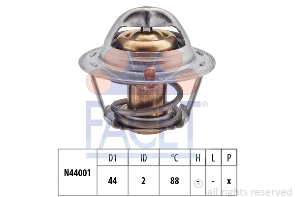Thermostat, coolant (7.8227S)