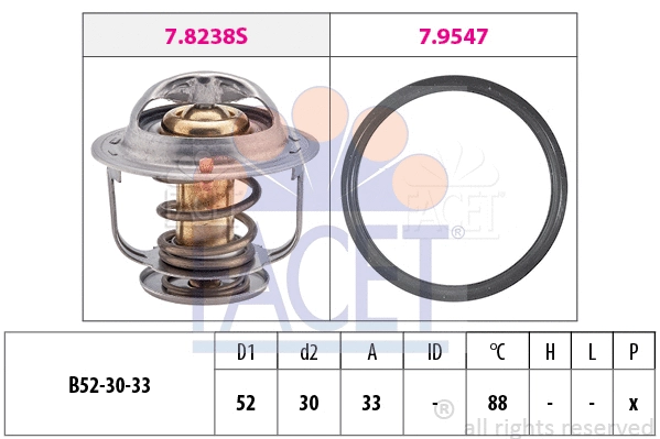 Thermostat, coolant (7.8269)