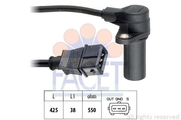 Sensor, crankshaft pulse (9.0271)