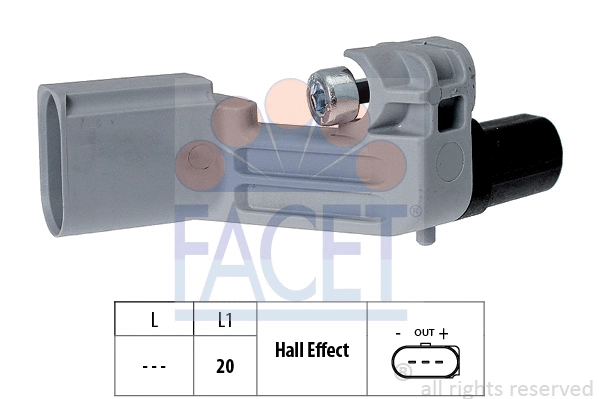 Sensor, crankshaft pulse (9.0742)