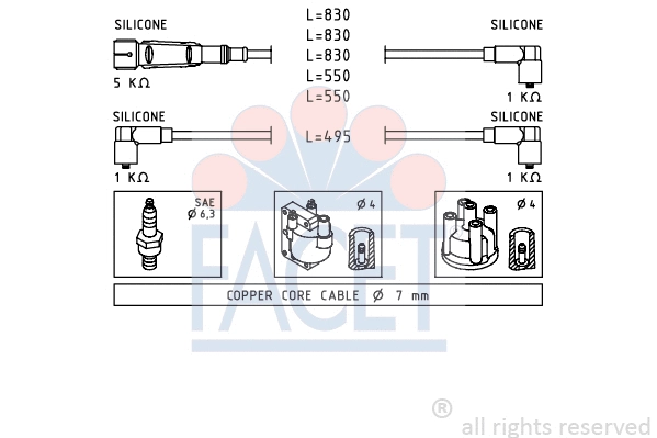 Ignition Cable Kit (4.9682)