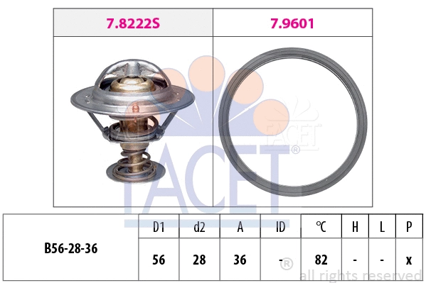 Thermostat, coolant (7.8728)