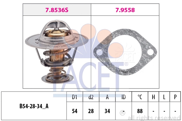 Thermostat, coolant